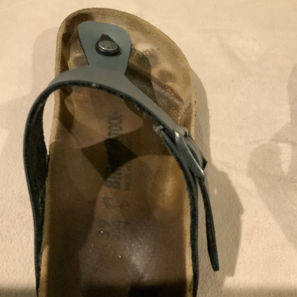 Birkenstock Gizeh Women’s Sz EU 39 US 8-8.5 Steel Blue color - Picture 4 of 7